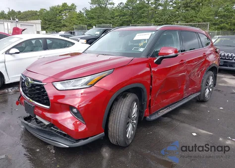 2021 Toyota Highlander Platinum from USA, damaged, VIN 5TDFZRBH0MS062833